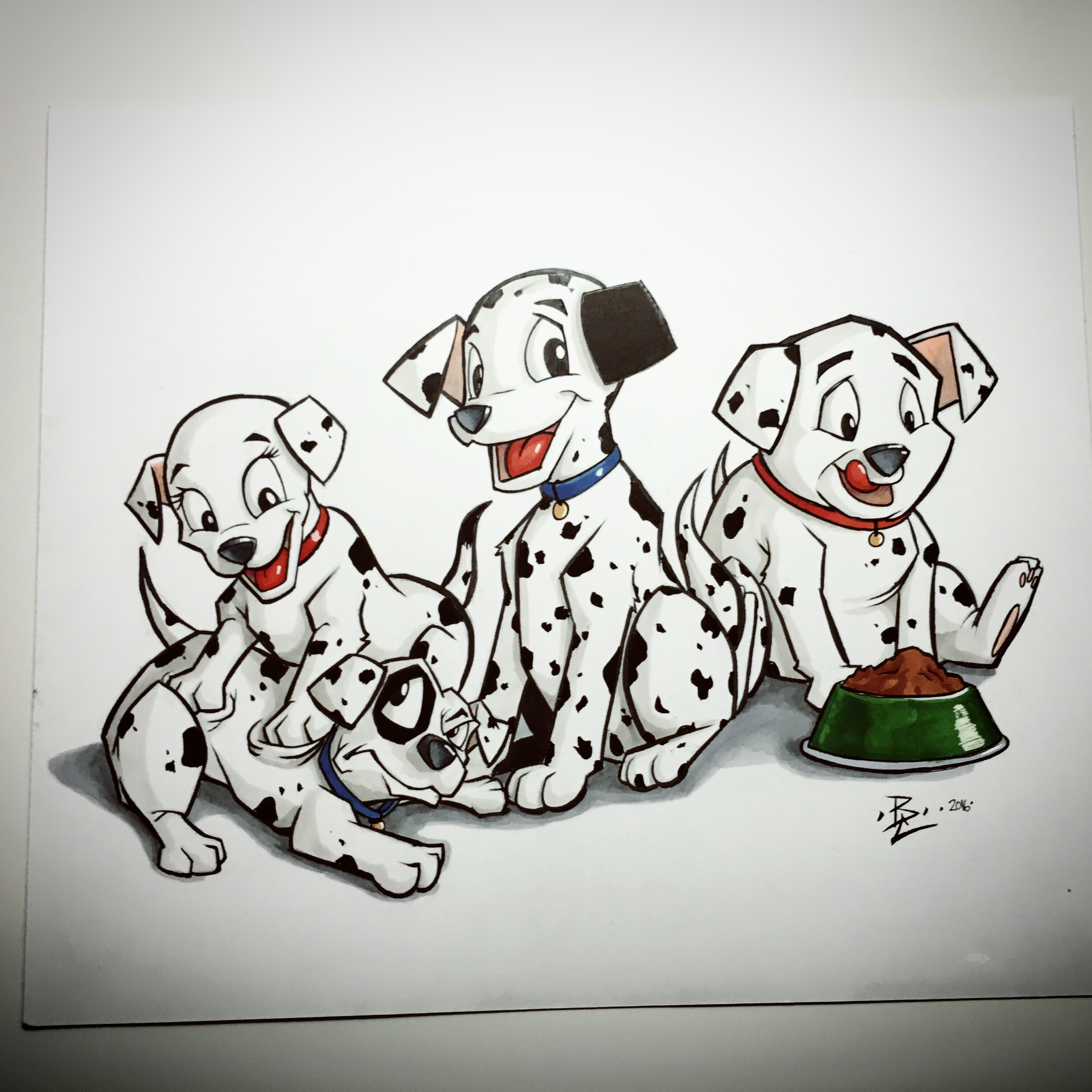 2508x2508 dalmatians puppies drawing - 101 Dalmatians Drawing.