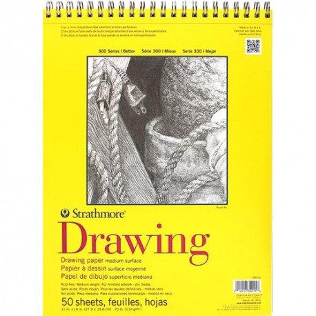458x458 strathmore series drawing pad medium - 11x14 Drawing Pad