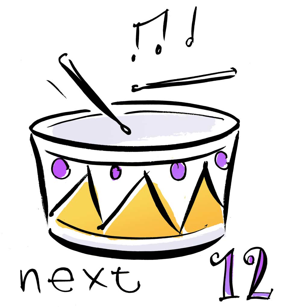 979x1020 days of christmas onesies - 12 Days Of Christmas Drawings