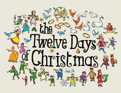 470x364 days of christmas first congregational church of wakefield ucc - 12 Days Of Christmas Drawings