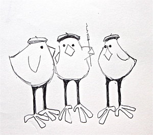 300x265 days of christmas paintings fine art america - 12 Days Of Christmas Drawings