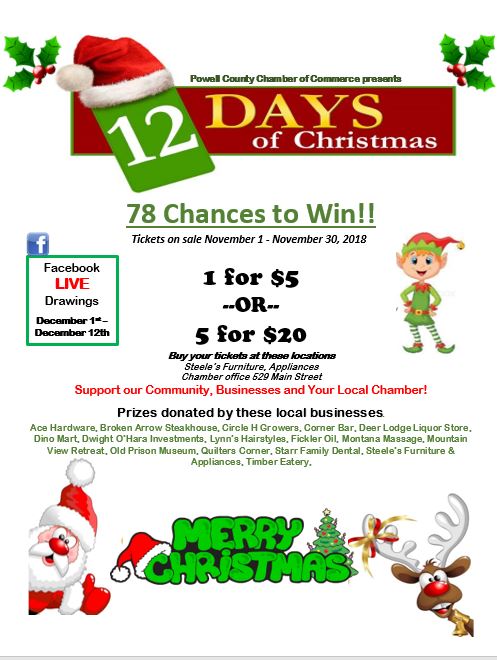 497x660 days of christmas powell county chamber of commerce - 12 Days Of Christmas Drawings