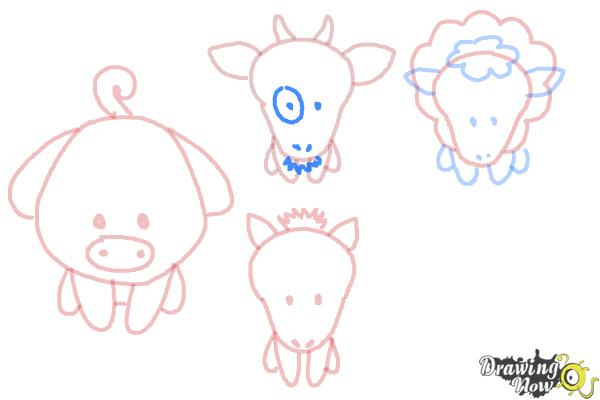 600x400 How To Draw Farm Animals For Kids - 12 Drawing