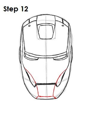 300x388 how to draw iron man step creatividad in iron man - 12 Drawing