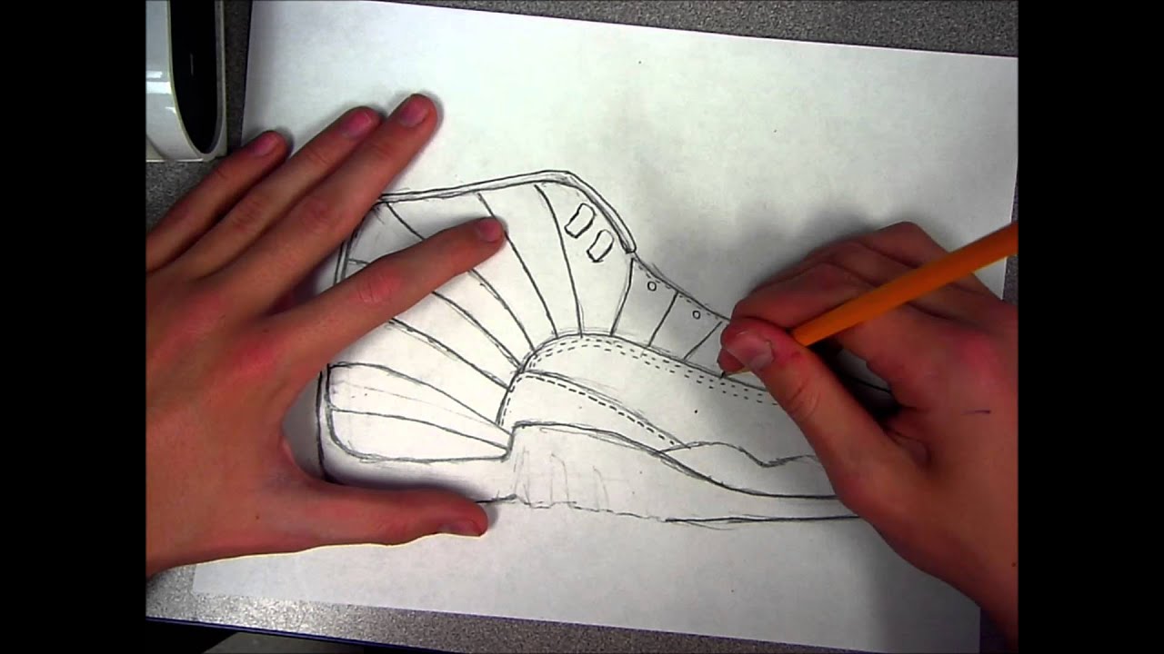 1280x720 How To Draw Jordan - 12 Drawing