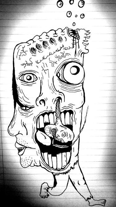 375x667 jogging on acid drawing - 123 Drawing