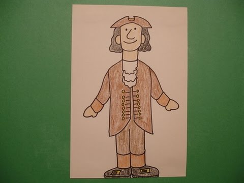 480x360 Let's Draw A Colonist - 13 Colonies Drawing