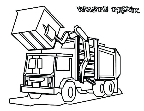 600x464 Wheeler Coloring Pages Semi Truck Drawing - 18 Wheeler Drawing