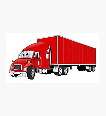210x230 wheeler eighteen cab drawing wall art redbubble - 18 Wheeler Drawing