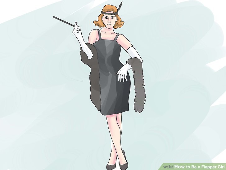 728x546 how to be a flapper girl steps - 1920s Flapper Drawing