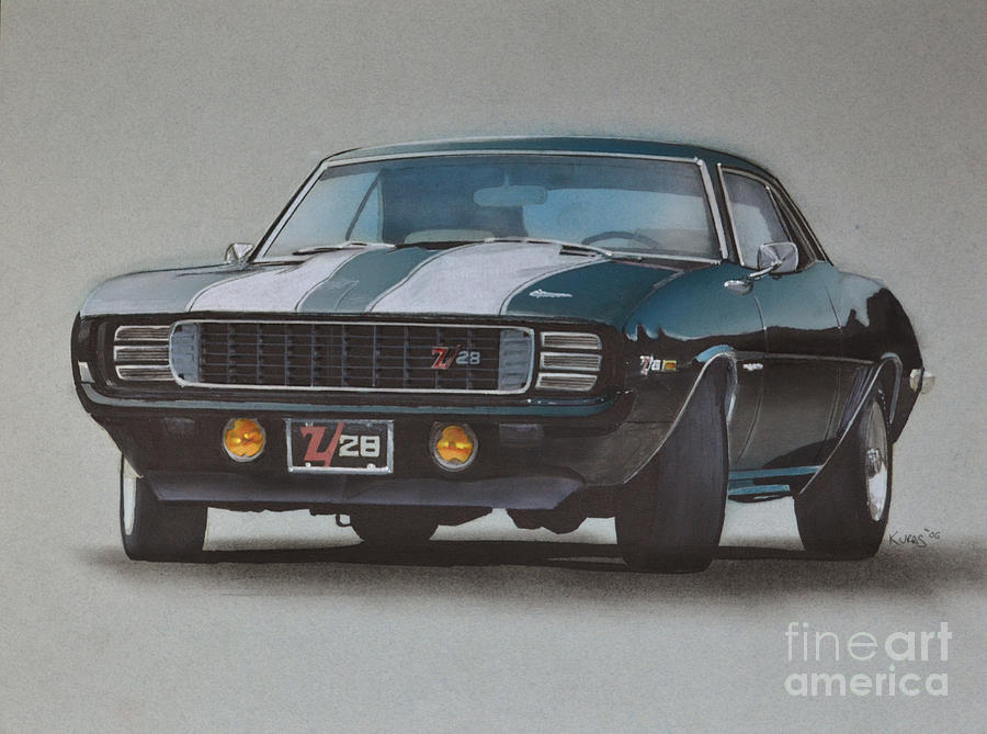 900x669 camaro drawing - 1969 Camaro Drawing