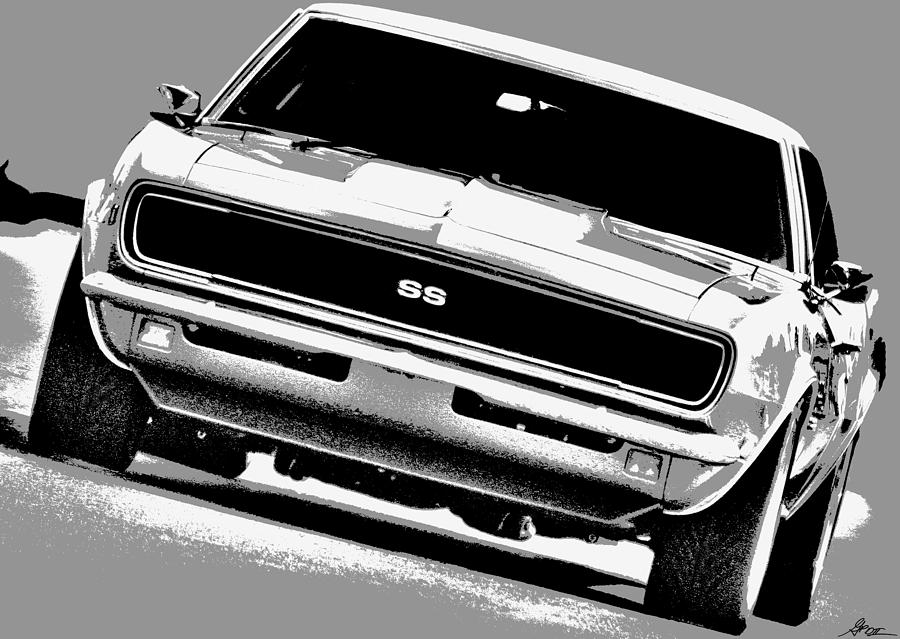 900x639 chevy camaro ss - 1969 Camaro Drawing