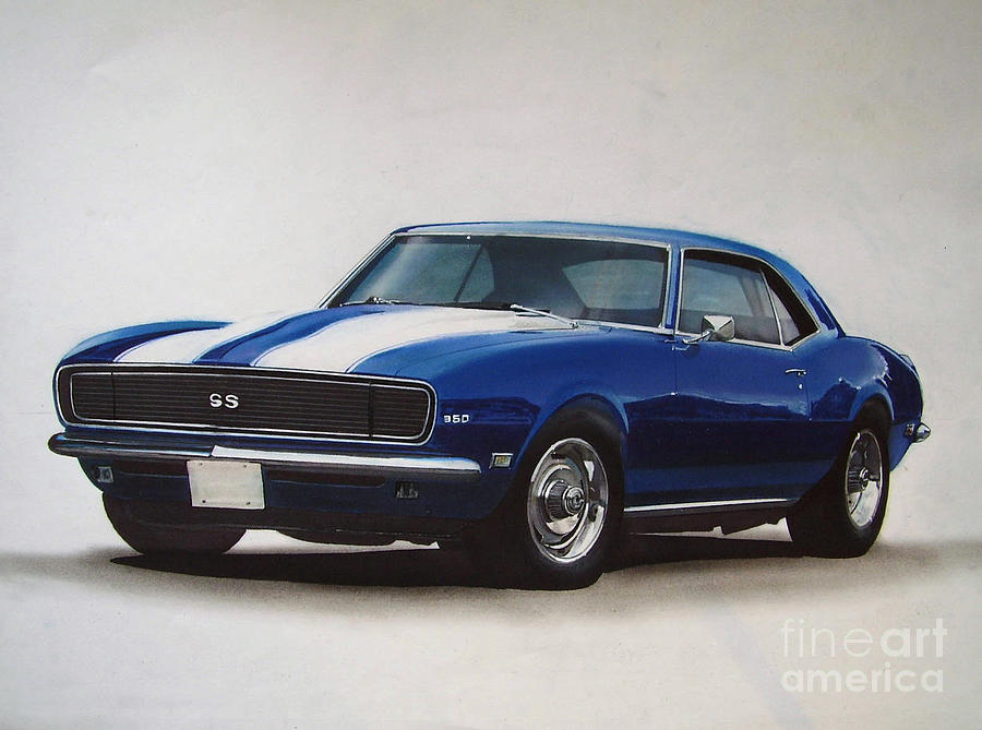 900x669 camaro ssrs drawing - 1969 Camaro Drawing