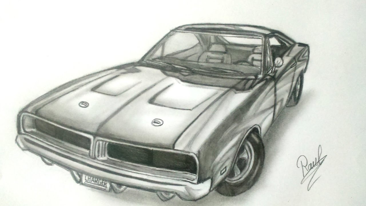 1969 Dodge Charger Drawing at Explore collection