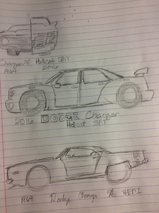 320x427 dodge drawings on paigeeworld pictures of dodge - 1969 Dodge Charger Drawing