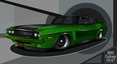 375x204 dodge challenger rt - 1970 Dodge Challenger Drawing