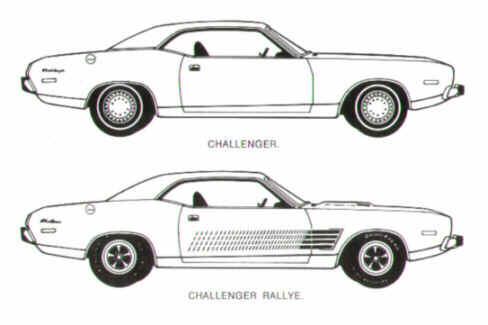 Чертежи dodge challenger 1970