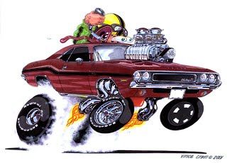 320x230 dodge challenger party rt classic muscle car drawing - 1970 Dodge Challenger Drawing