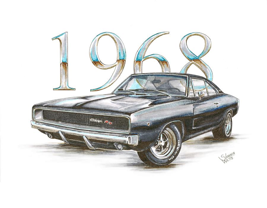 1970 Dodge Charger Drawing at Explore collection