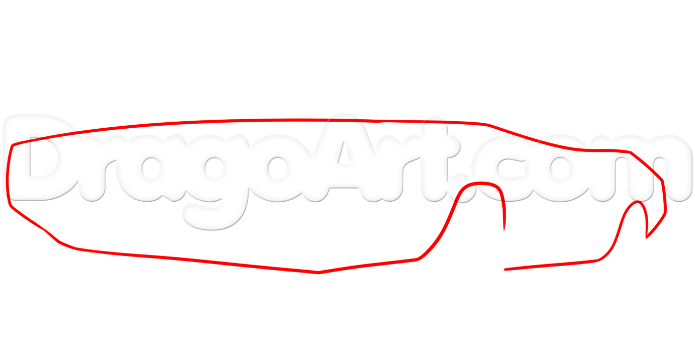 1380x682 how to draw the fast and furious, dodge charger, step - 1970 Dodge Charger Drawing