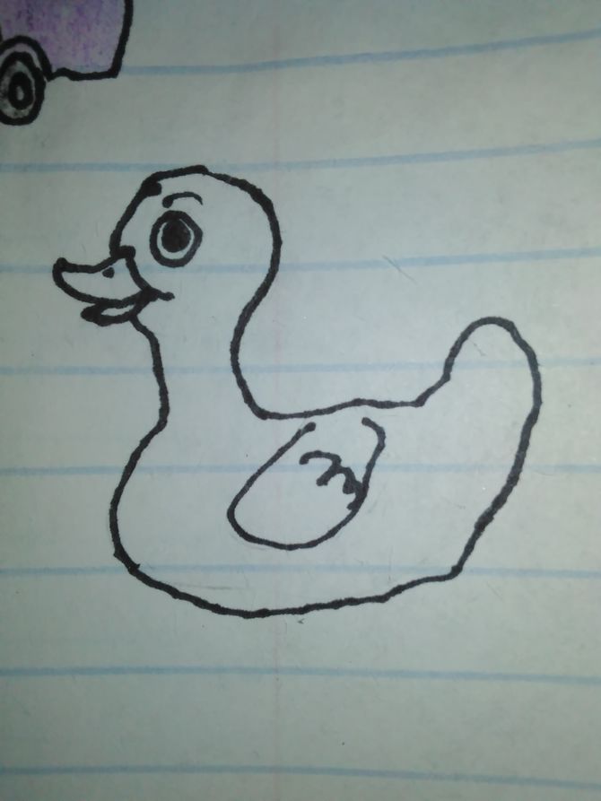 670x893 How To Draw Ducks - 2 Drawing