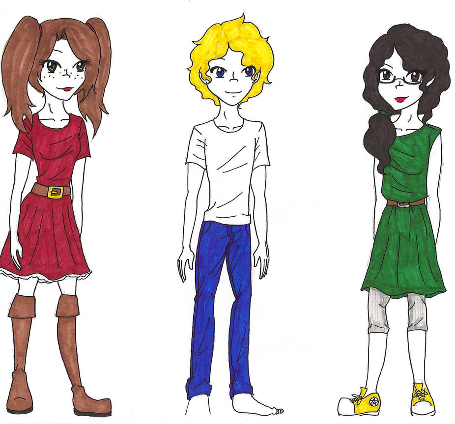 926x863 Two Girls And A Boy - 2 Girls Drawing