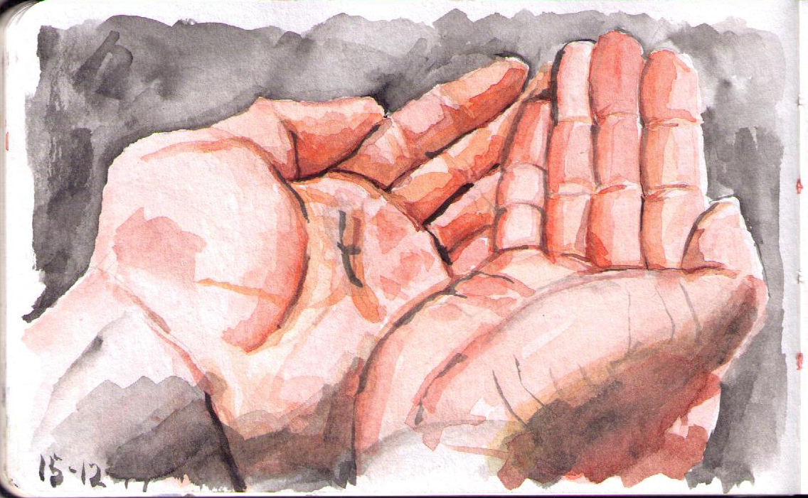 1136x701 Observations That I've Made About Hands, Sausages And Chicken - 2 Hands Drawing