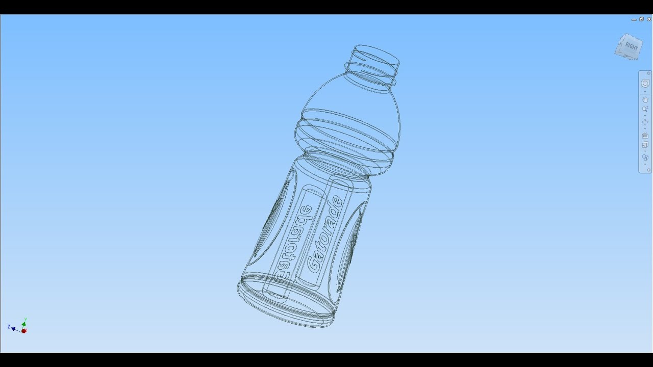 1280x720 autodesk inventor - 2 Liter Bottle Drawing