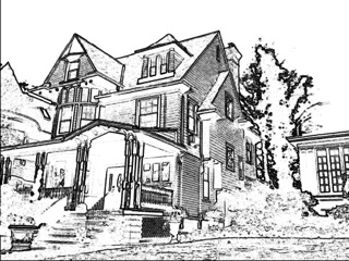 320x240 The Helpful Art Teacher More Beautiful Two Point Perspective - 2 Point Perspective Drawing House