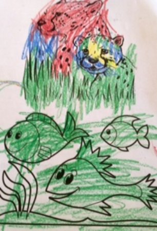 306x450 Drawing - 2 Year Old Drawing