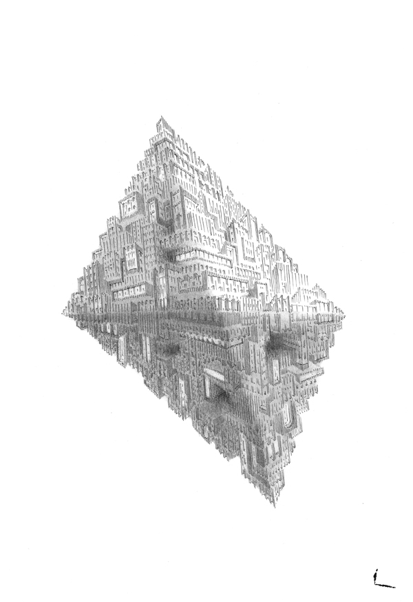 600x875 Fragment Iv - 2018 Drawing