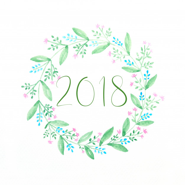 626x626 Hand Drawing Flower Wreath For In Watercolor Style On White - 2018 Drawing