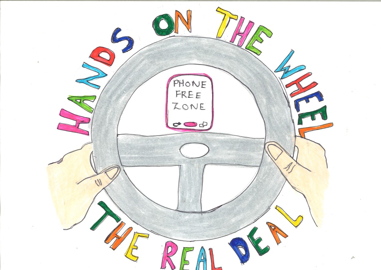 1250x884 Photo Gallery Road Safety Poster Competition - 2018 Drawing