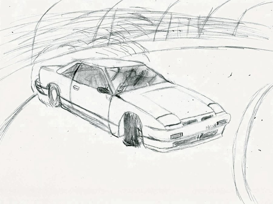 900x673 Gtr Drawing Nissan For Free Download - 240sx Drawing. 