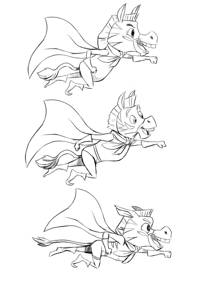 699x960 character drawing sketches - 2d Character Drawing