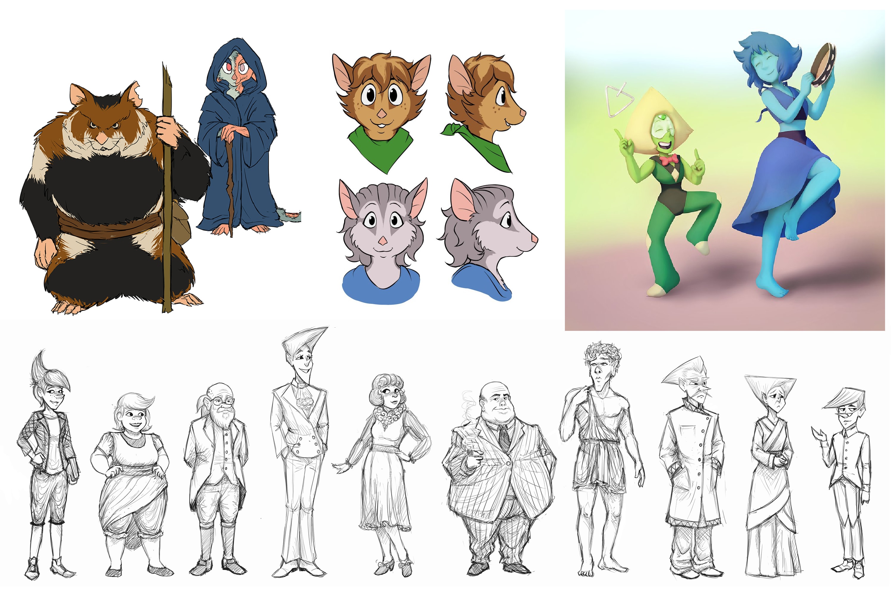 3000x2000 do character drawing, design and illustration - 2d Character Drawing