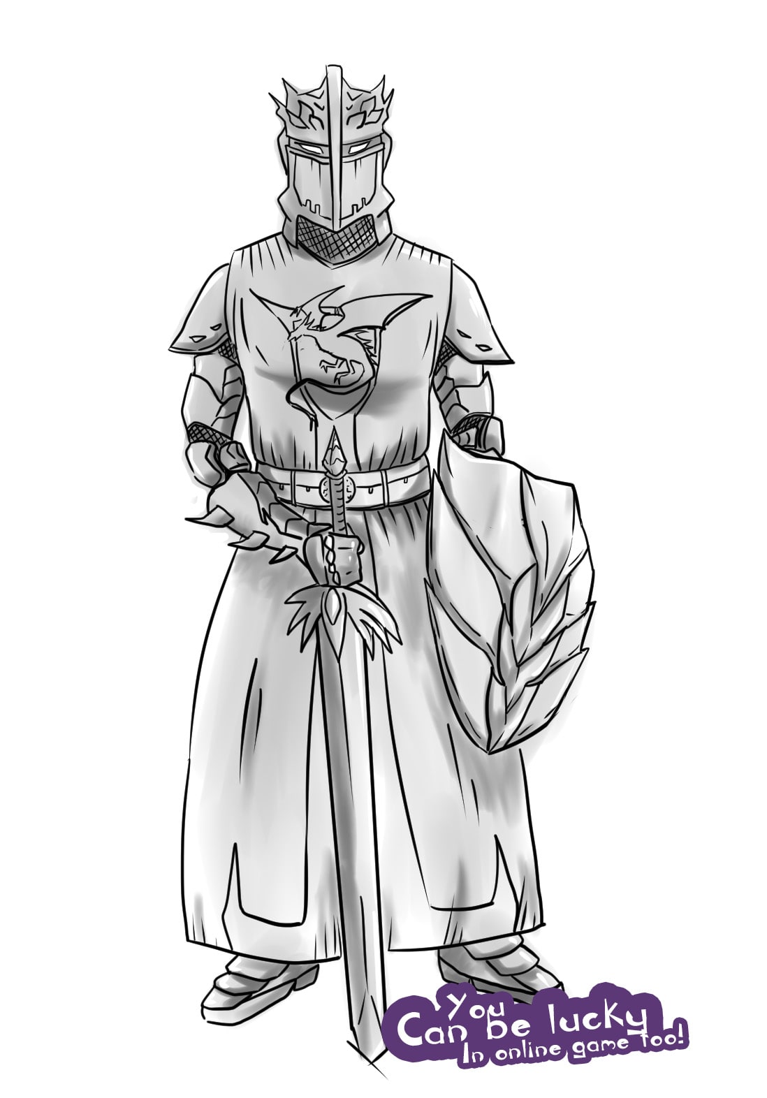 1098x1572 draw you a character - 2d Character Drawing