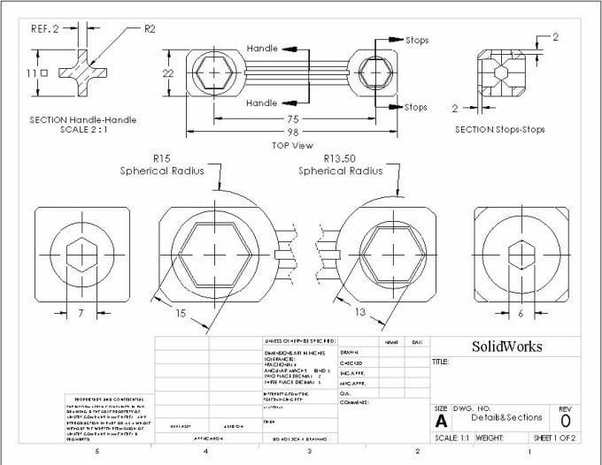 680x526 Draw Auto Cad Drawings And Machine Drawing - 2d Drawing