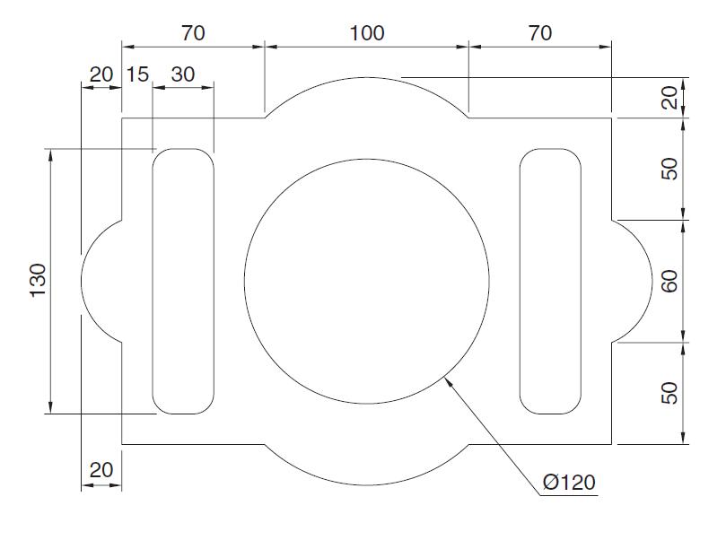 809x612 How To Draw A Simple In Autocad - 2d Drawing