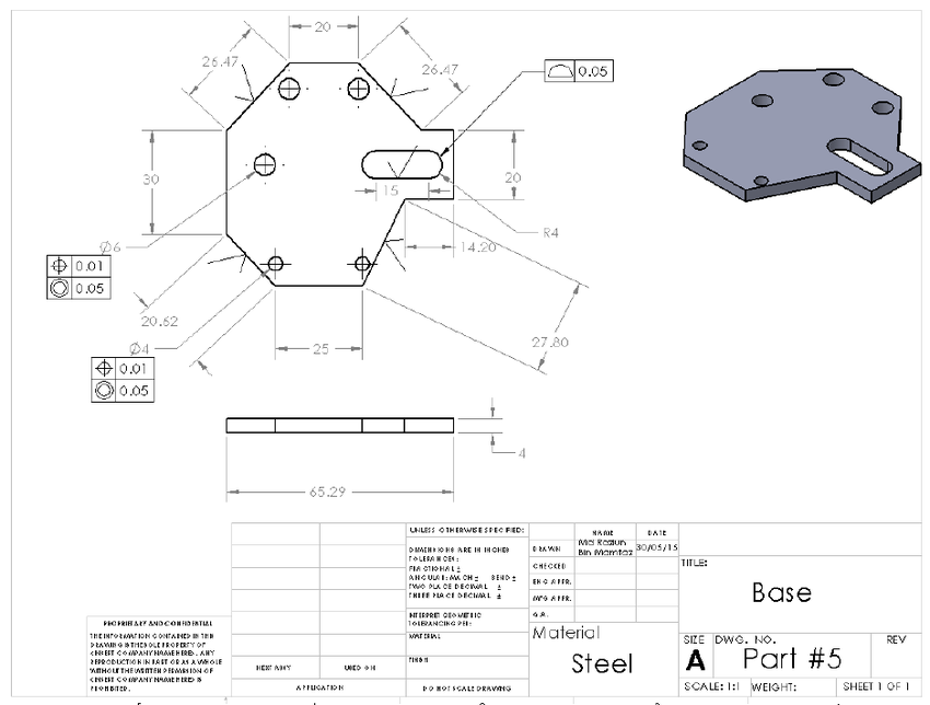 850x644 Engineering Drawing Of The Base Download Scientific Diagram - 2d Drawing