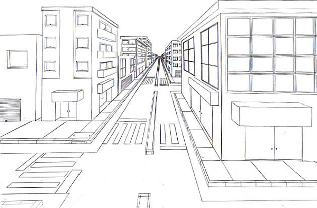 2d Perspective Drawing at PaintingValley.com | Explore collection of 2d ...