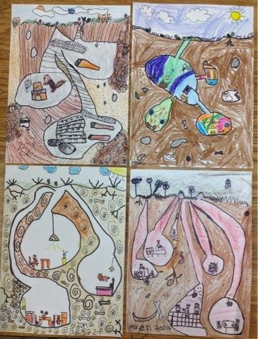 365x480 mrs knight's smartest artists underground drawings, grade - 2nd Grade Drawing