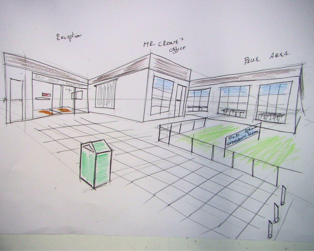 1200x960 Mrginty On Twitter We Drew Your Office - 2nd Perspective Drawing