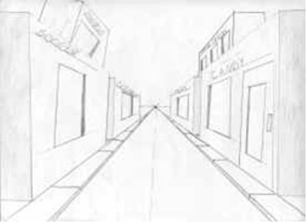 448x326 One Point Perspective Drawings Blog - 2nd Perspective Drawing