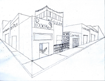 350x271 Two Point Perspective Drawing Definition Examples - 2nd Perspective Drawing