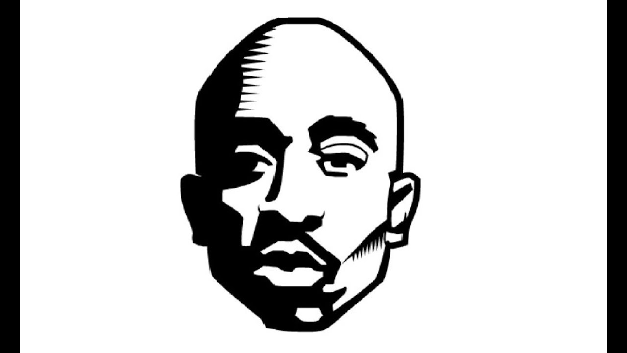 1280x720 how to draw a tupac shakur - 2pac Drawing