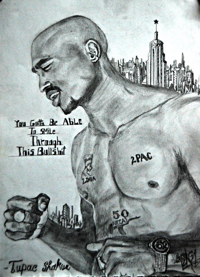 692x960 Drawing Pics Drawing Skill - 2pac Drawing
