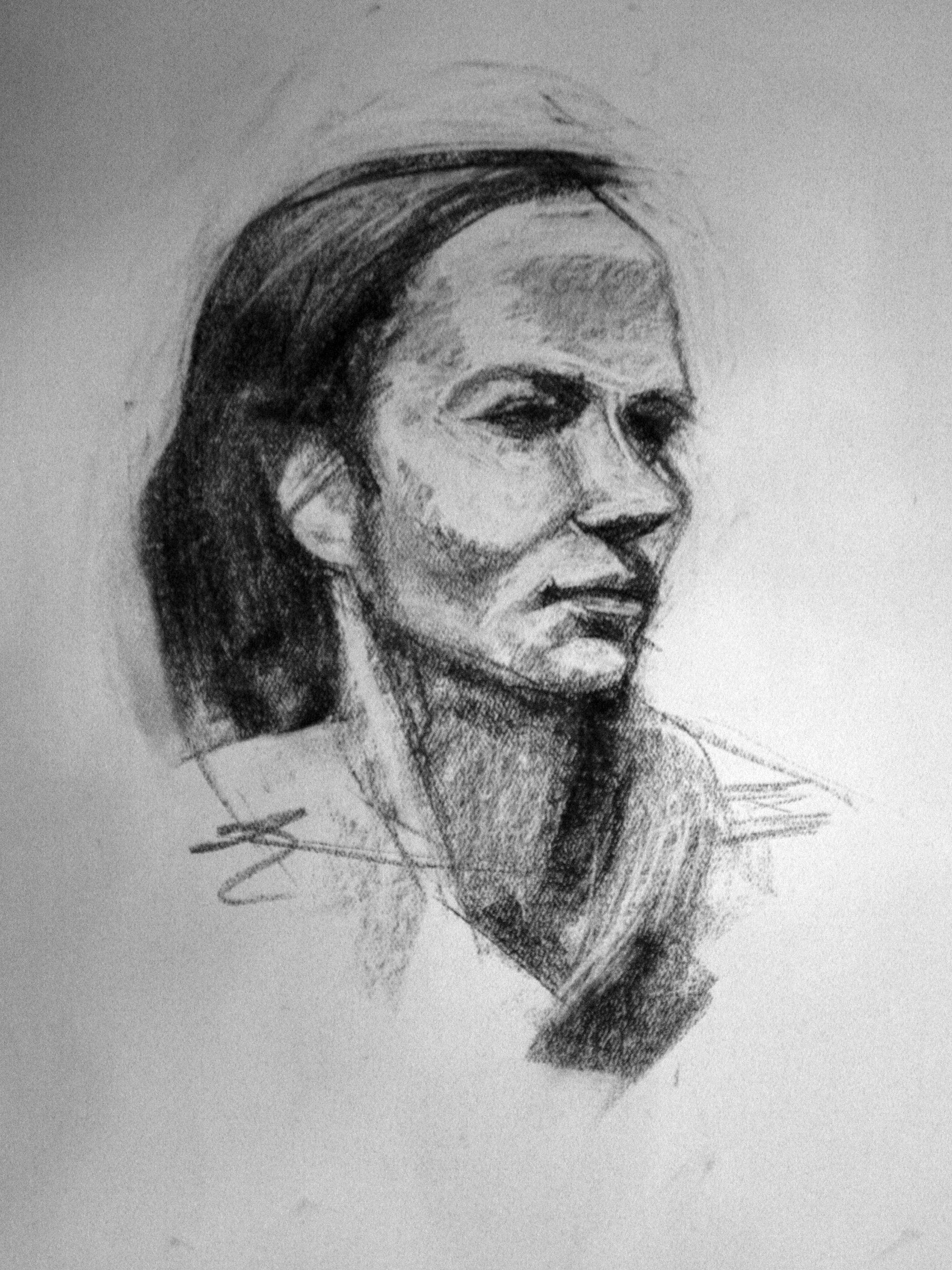 2000x2666 Pencil Work Rosedart - 3 4 View Portrait Drawing