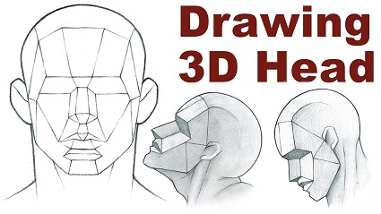 425x239 Portrait Drawing My Drawing Tutorials - 3 4 View Portrait Drawing