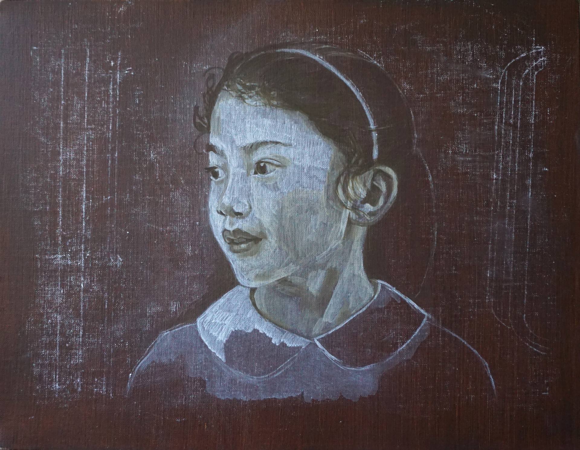 1920x1490 Portrait Of A Young Girl - 3 4 View Portrait Drawing